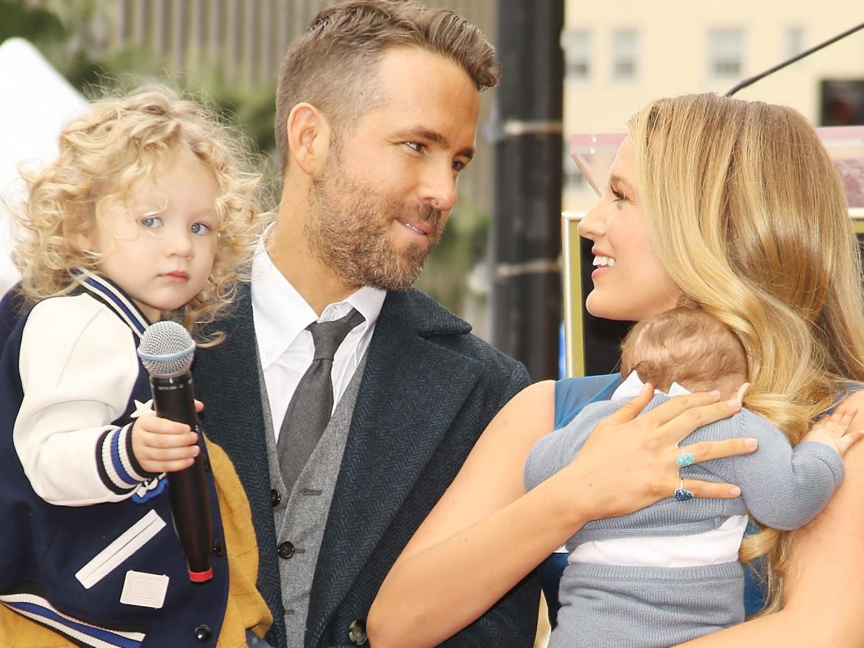 ryan reynolds blake lively kids december 2016