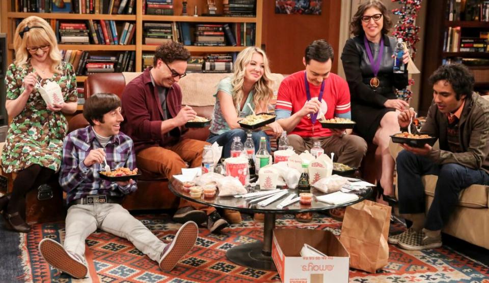 The cast of "The Big Bang Theory."&nbsp; (Photo: Michael Yarish/CBS)