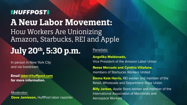 Join HuffPost on July 20 for a panel discussion, 