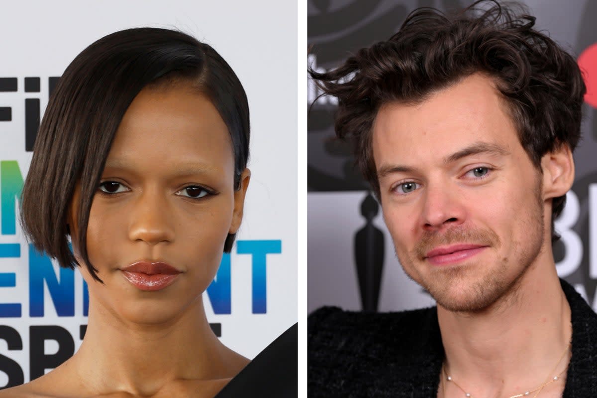 Taylor Russell fuels Harry Styles romance speculation as she attended his gig in Vienna (Getty)