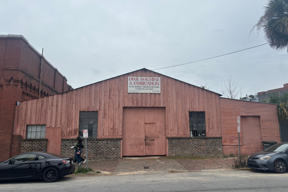 An industrial building at 512 Indian Street on Feb. 17, 2024.