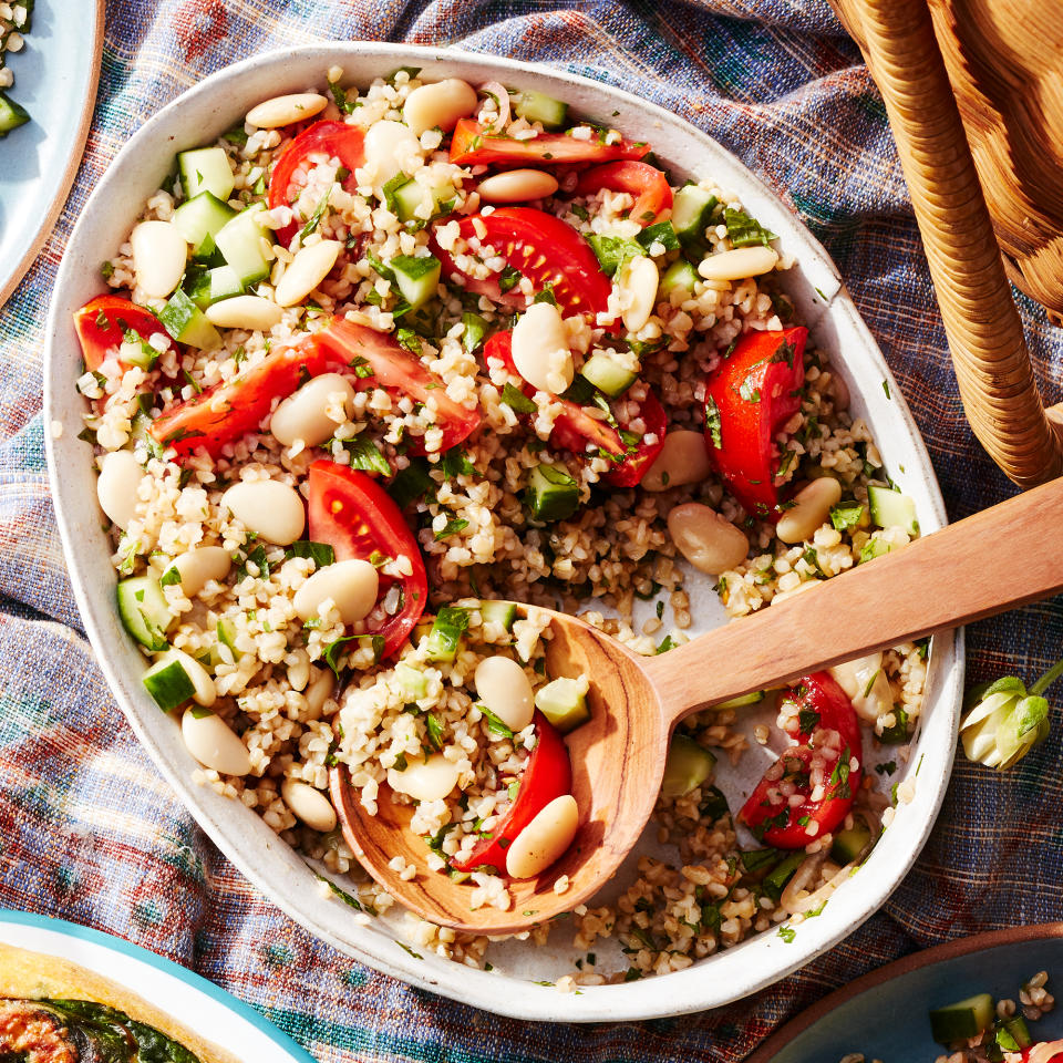 Bulgur & Butter Bean Salad