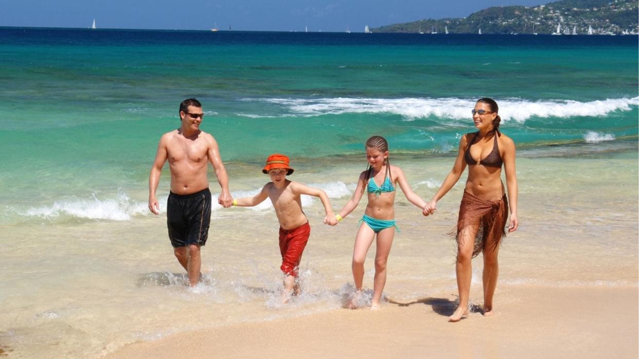 Grand Anse Beach situated on Grenada’s sheltered leeward coast.