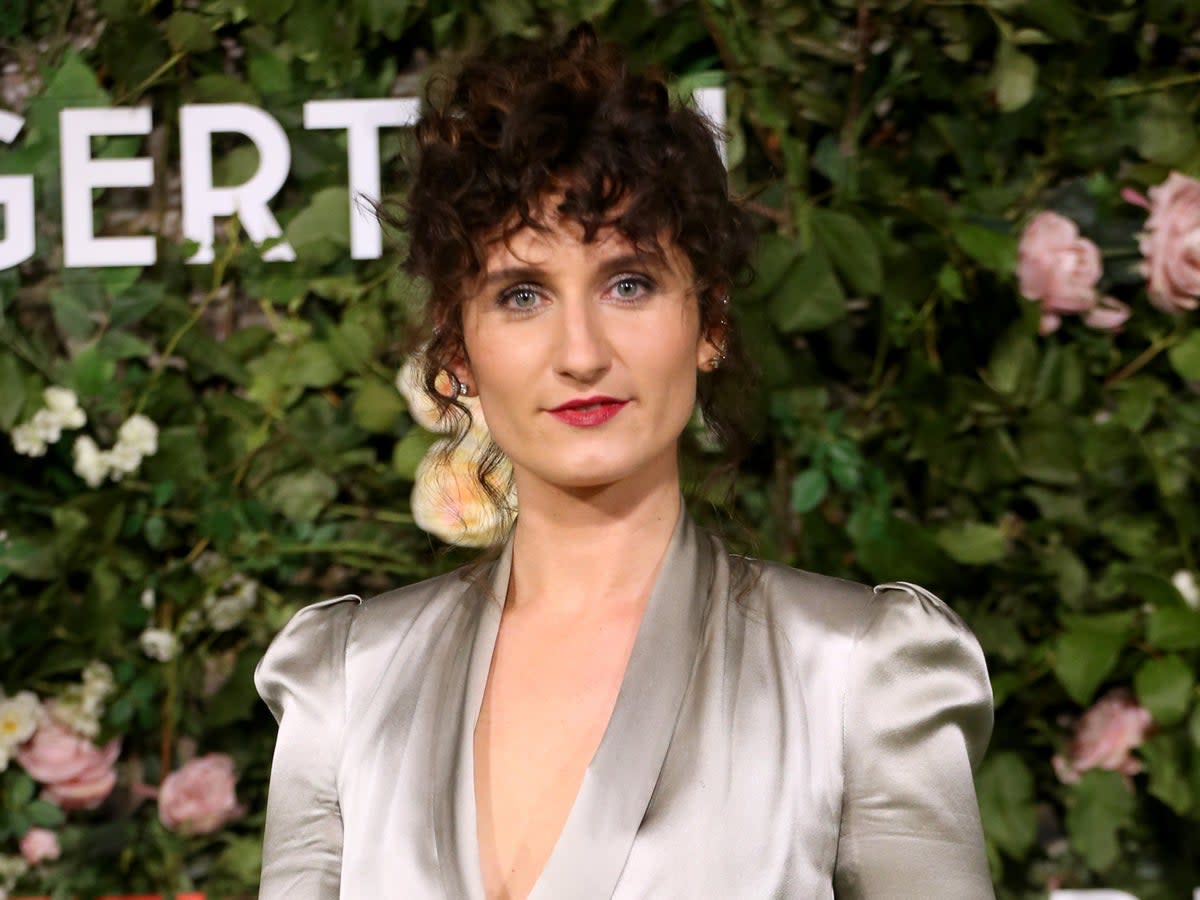  Bessie Carter attends the "Bridgerton" Series 2 World Premiere at Tate Modern on March 22, 2022 (Lia Toby/Getty Images)