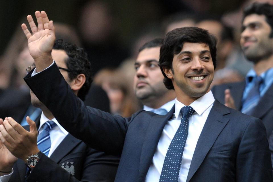 Sheikh Mansour has only ever been to one Manchester City game, and that was back in 2010 (AFP via Getty Images)