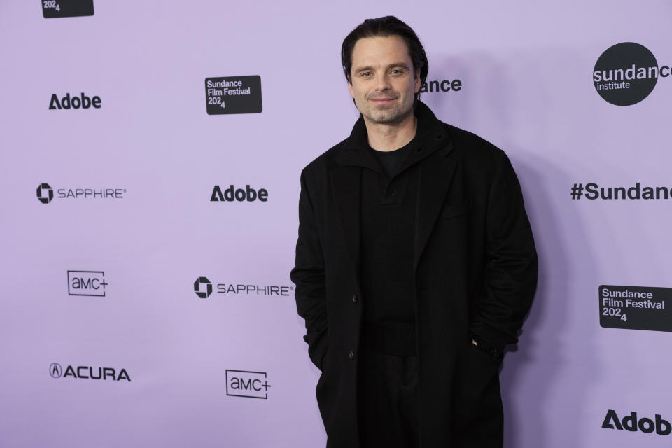 Sebastian Stan attends the premiere of "A Different Man" at the Eccles Theatre during the Sundance Film Festival on Sunday, Jan. 21, 2024, in Park City, Utah. (Photo by Charles Sykes/Invision/AP)