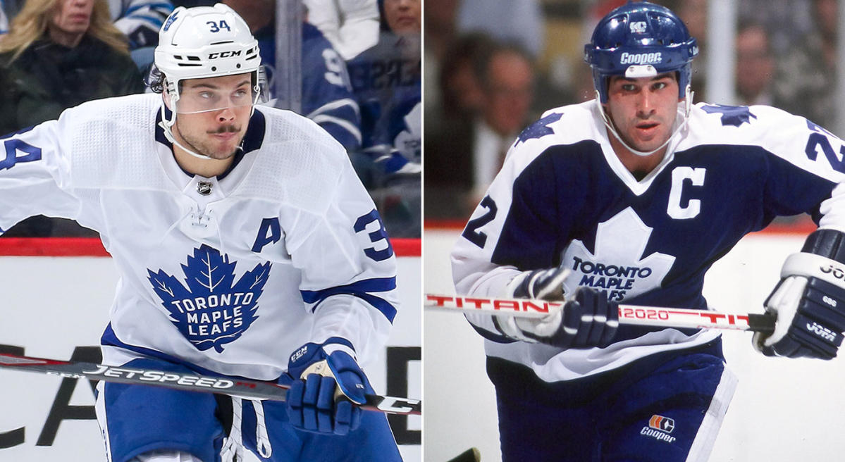History of Maple Leafs players to score 50 goals in a season