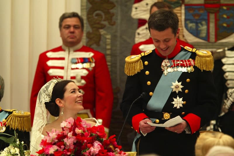 Federico y Mary de Dinamarca el día de su boda