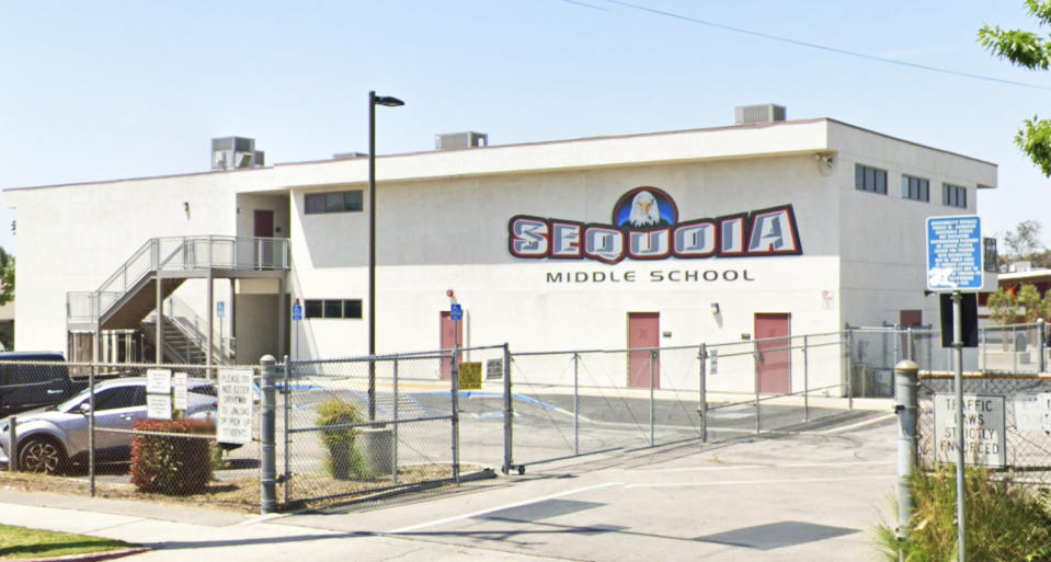 Sequoia Middle School in Fontana, Calif. (Google Maps)