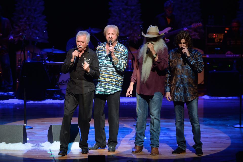 The Oak Ridge Boys sang “Amazing Grace” for Bush during his 1989 inauguration ceremonies, in the White House and at this family’s home in Maine. They then  promised Bush they'd reprise the song at his funeral. (From left: Joe Bonsall, Duane Allen, William Lee Golden and Richard Sterban)