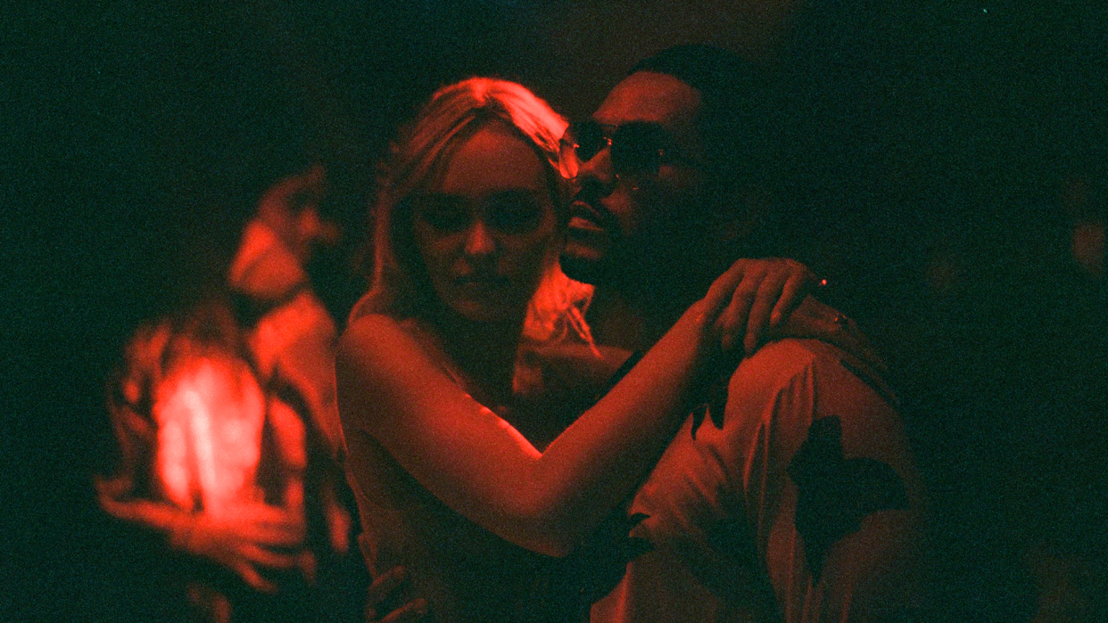 Lily-Rose Depp and the Weeknd in HBO's The Idol. (Photo: Eddy Chen/HBO)