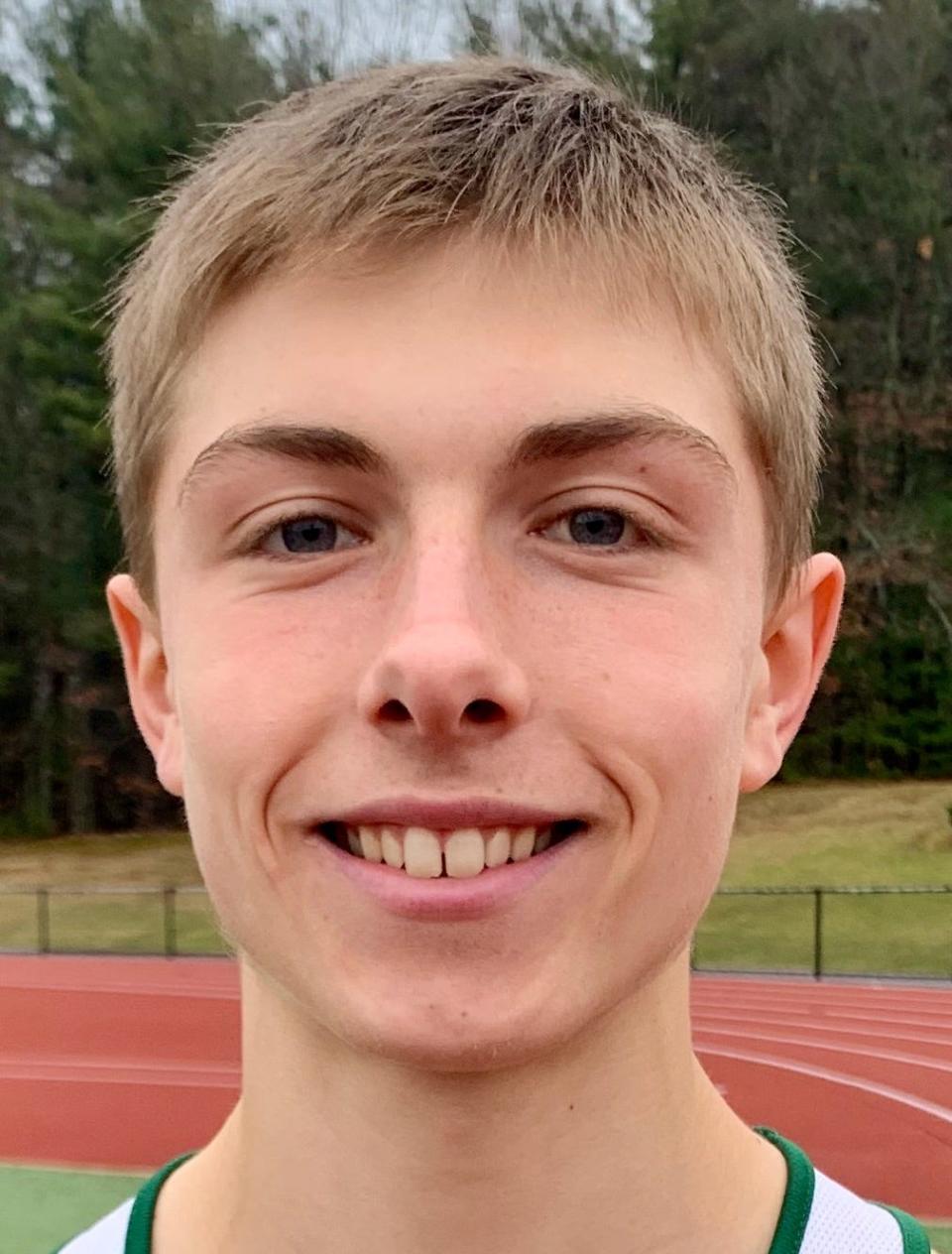 Nashoba boys' cross-country all-star Adam Balewicz.