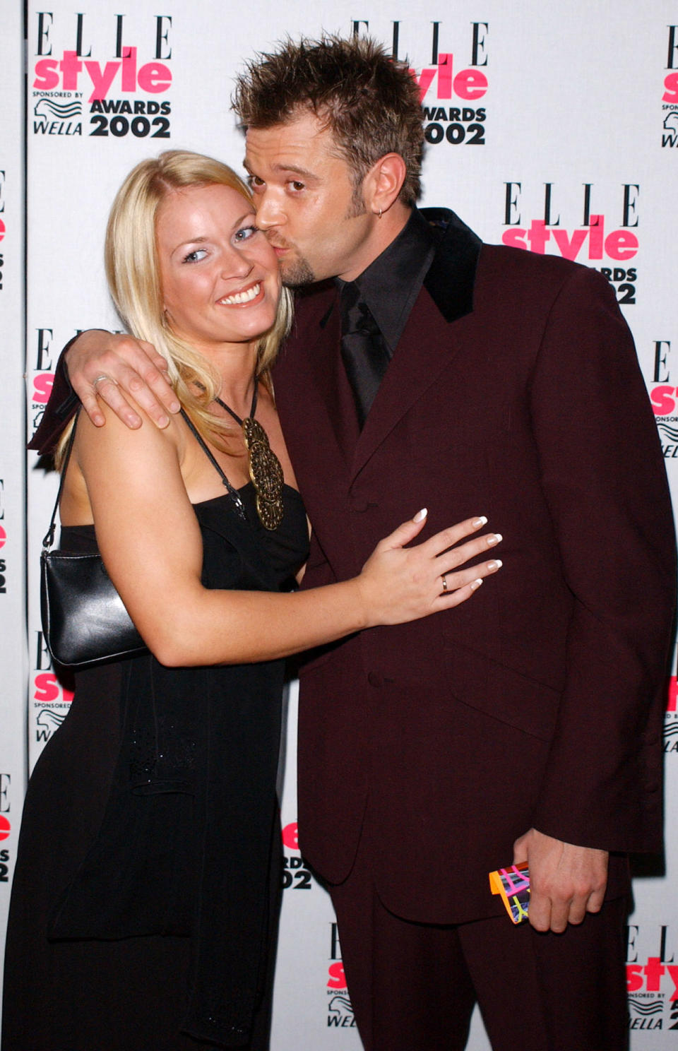 Darren Day and his girlfriend Adele at the Elle Style Awards at the Natural History Museum, London.