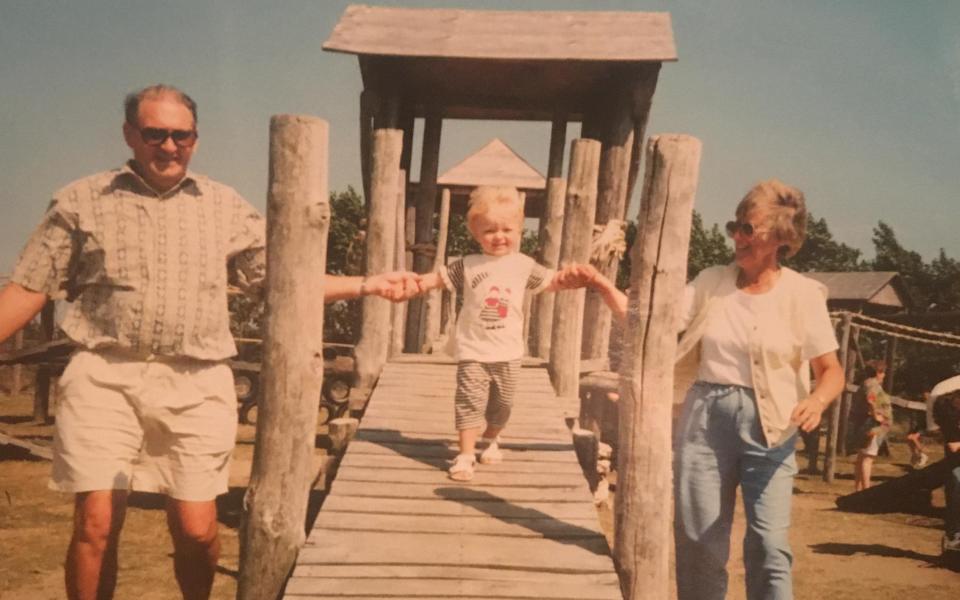 Lessons for life: A young Francesca Street with her grandparents - Francesca Street