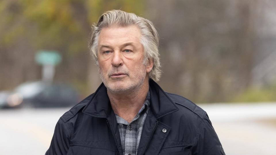 PHOTO: Alec Baldwin speaks for the first time regarding the accidental shooting that killed cinematographer Halyna Hutchins, and wounded director Joel Souza on the set of the film 'Rust', Oct. 30, 2021, in Manchester, Vt. (Mega/GC Images/Getty Images)