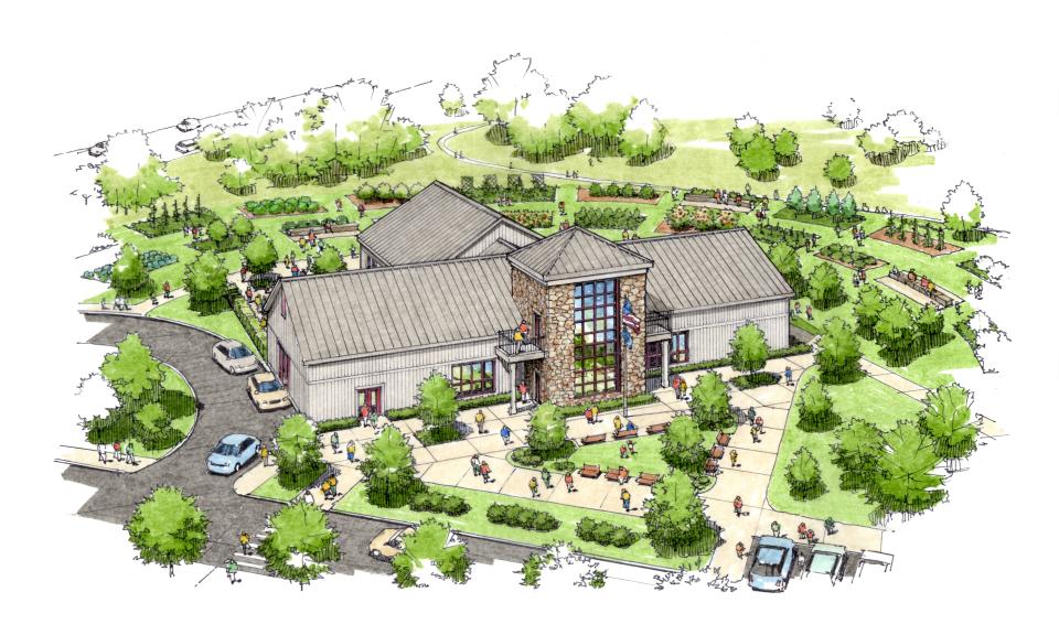 The Louisville Public Library plans to break ground on its 10,000-square-foot facility this spring at Metzger Park. Library officials say the stone façade chosen for the entrance will match the popular stone wall in the park that remains from the former Metzger Farm.