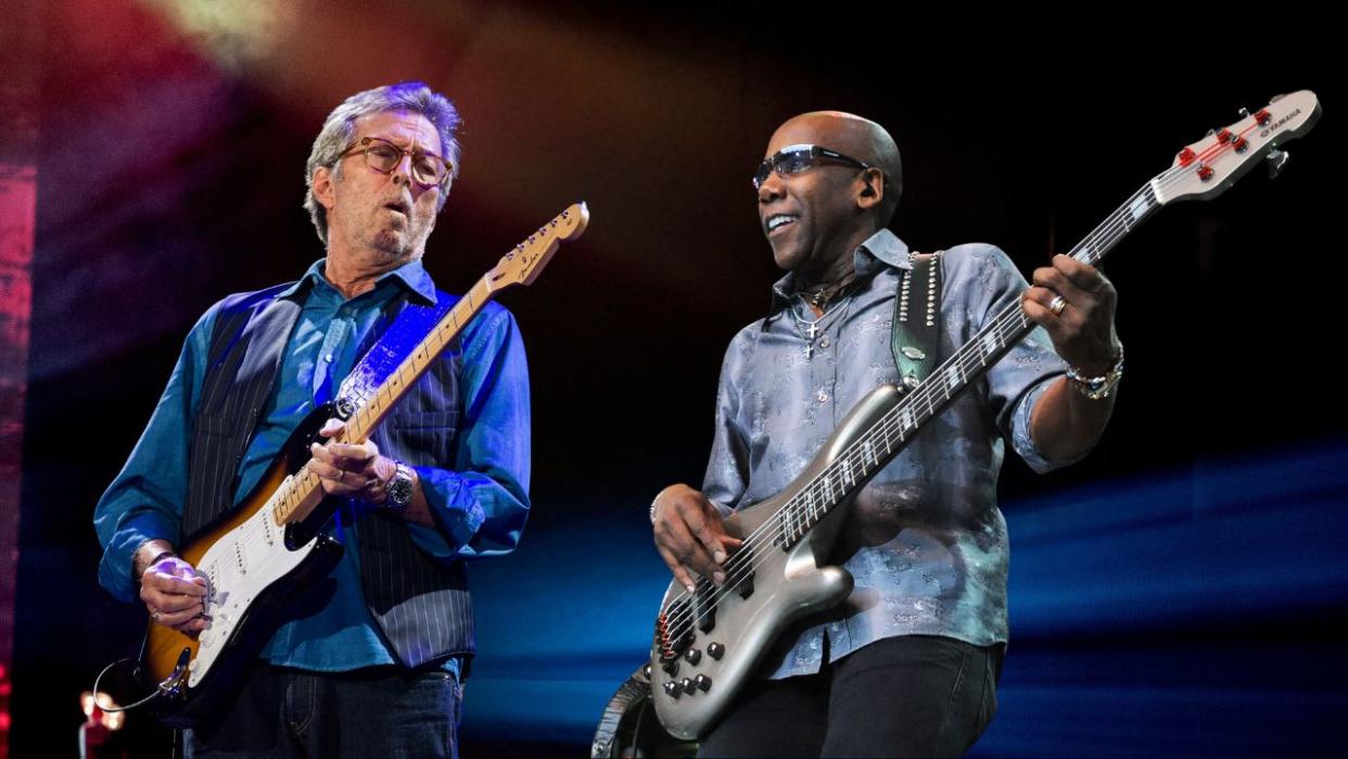  Eric Clapton and Nathan East. 