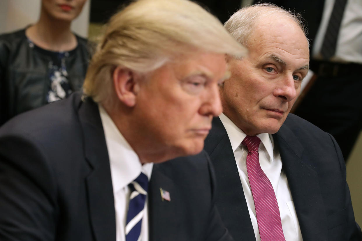 Seit Monaten gilt das Verhältnis zwischen Trump und Kelly als angespannt. (Bild: Chip Somodevilla/Getty Images)