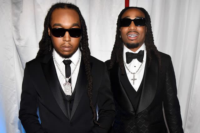 Paras Griffin/Getty Takeoff and Quavo in Atlanta in June 2022