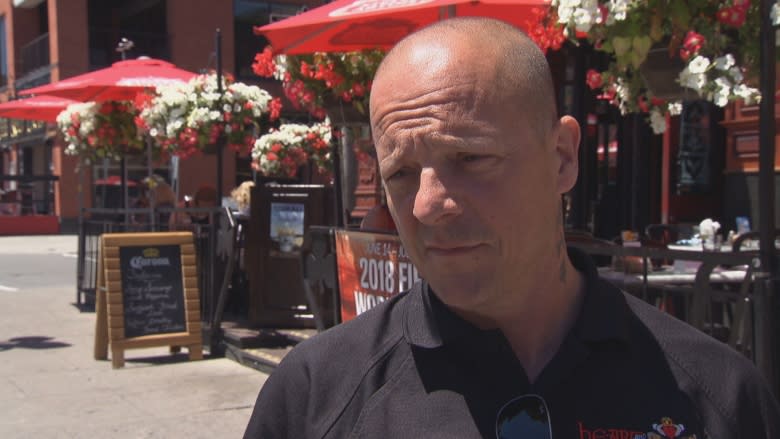 Patios causing pedestrian congestion in the ByWard Market