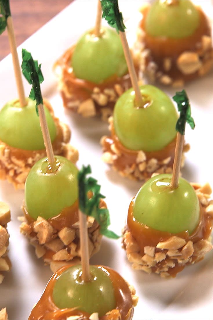 Caramel Apple Grapes