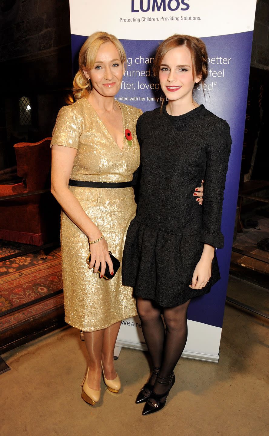 18) JK Rowling and Emma Watson