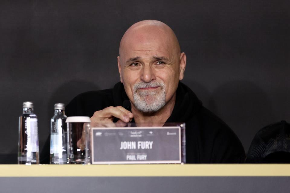 Fury’s father John accepted Paul’s offer of a double-or-nothing payday (Getty Images)