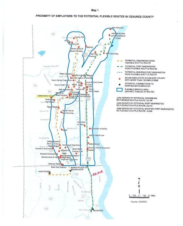 Ozaukee County is considering adding a new bus service in 2024 after cutting down on their express line last year.