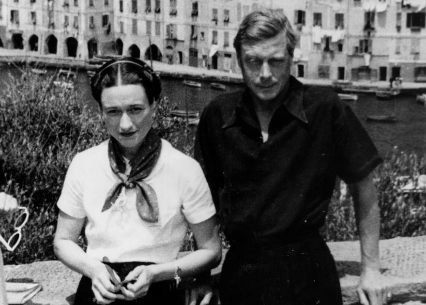 Edward VIII and Mrs Wallis Simpson, during a cruise in the Adriatic in October 1936, before the couple's romance became widely known: Getty