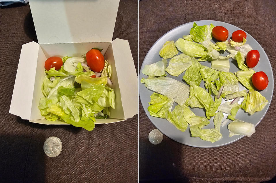 McDonald's garden salad