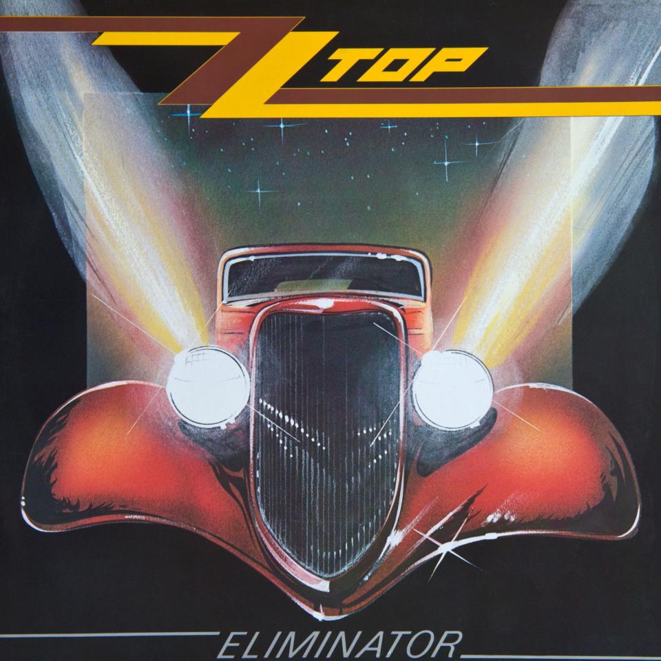 The cover of ZZ Top's Eliminator - Alamy