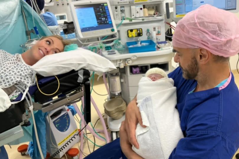 Michael Greco welcomes baby as he shares snap in hospital