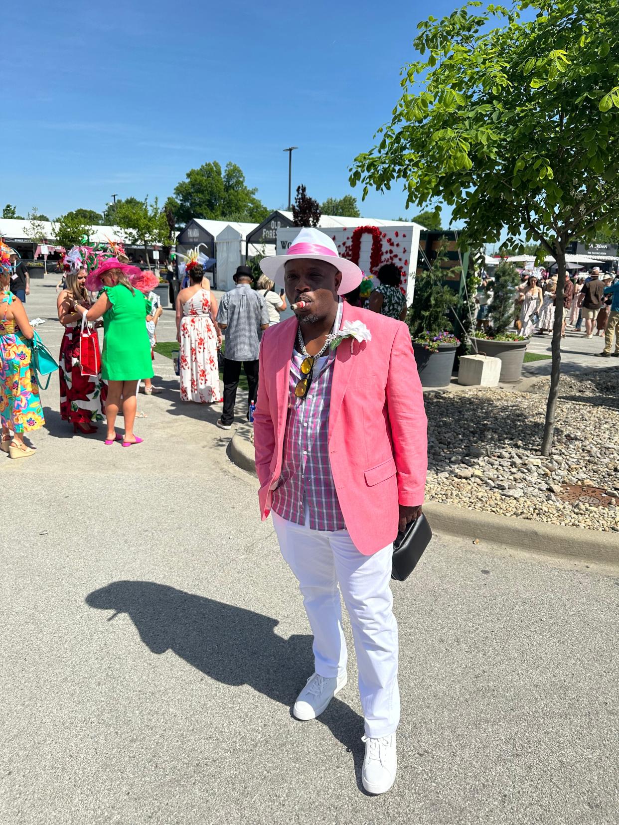 Jason Brownlee, a Louisville native, has attended the Kentucky Derby roughly 25 times. This year he is excited to attend Thurby too, noting the day still seems to lean towards locals.
