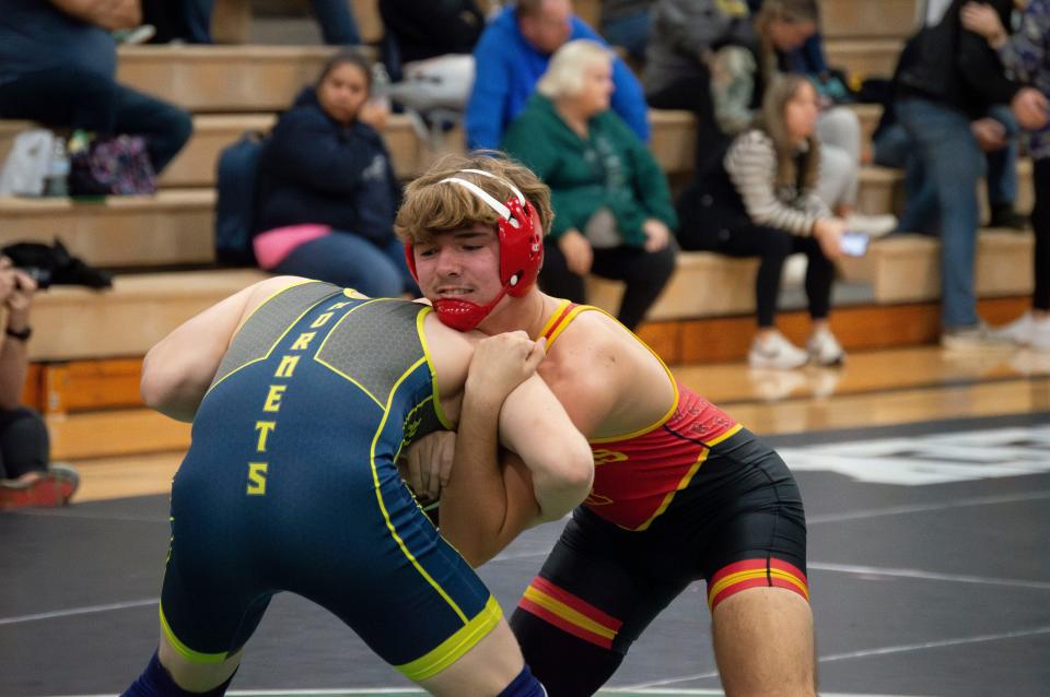 Reading wrestler Caiden Baker was voted the Week 1 Athlete of the Week.