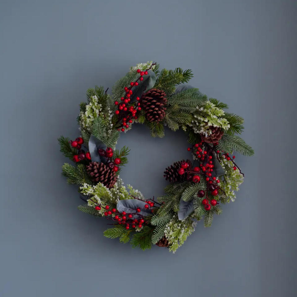 Couronne de Noël artificielle