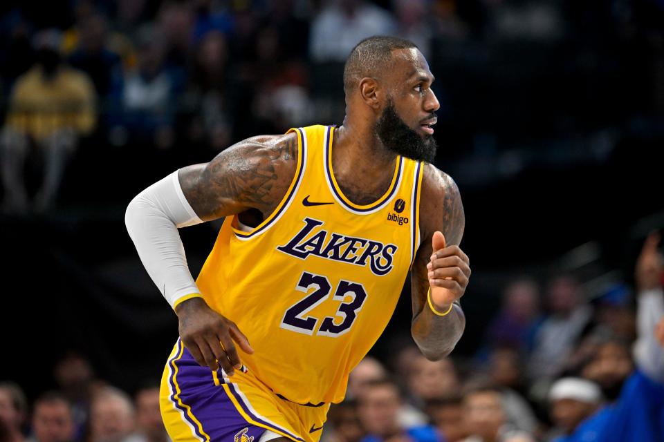 Los Angeles Lakers forward LeBron James turns 39 on Dec. 30. He hasn't committed to playing beyond this season other than to say, “I feel like I got a lot more in the tank to give.”