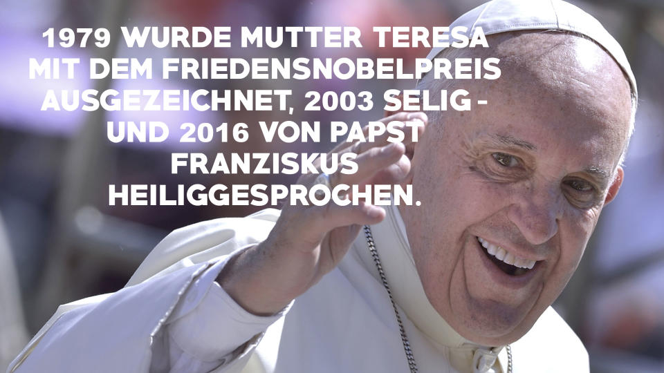 Zum 20. Todestag von Mutter Teresa: Ihr Leben und Wirken