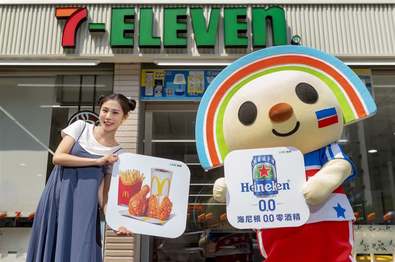 預購麥當勞韓風炸鷄腿指定套餐券，送7-ELEVEN「海尼根0.0零酒精」電子兌換券（圖／品牌提供）