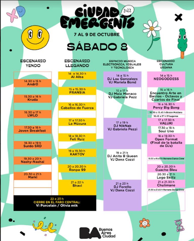 Festival emergente tiene una agenda para cada uno de los tres días 