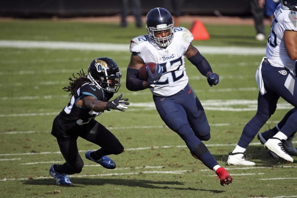 Derrick Henry had yet another 200-yard game on Sunday