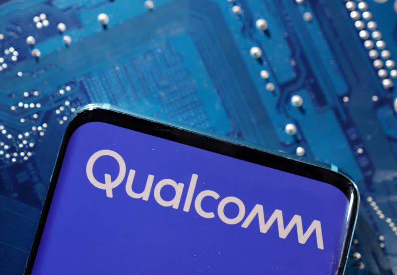 FILE PHOTO: Illustration shows Qualcomm logo