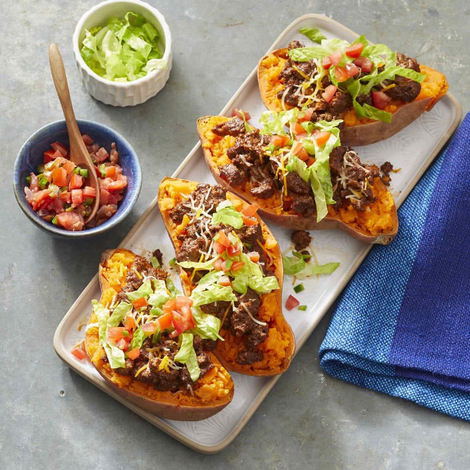 Taco-Stuffed Sweet Potatoes