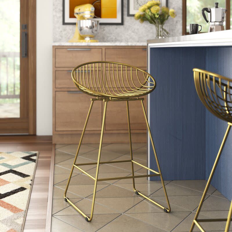 2) CosmoLiving by Cosmopolitan Ellis 25" Counter Stool