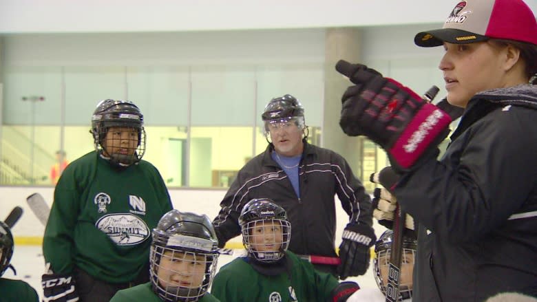 'Stick to your goals': Hockey camp teaches life lessons