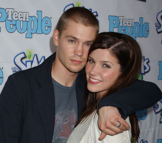 <p>Gregg DeGuire/WireImage</p> Chad Michael Murray and Sophia Bush