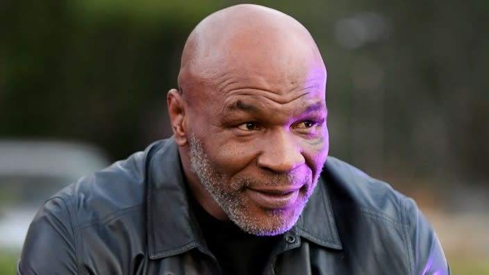 Mike Tyson attends “Celebration of Smiles” in December in Malibu, California. Hulu’s limited series on the former boxing champion debuts next month. (Photo: JC Olivera/Getty Images)