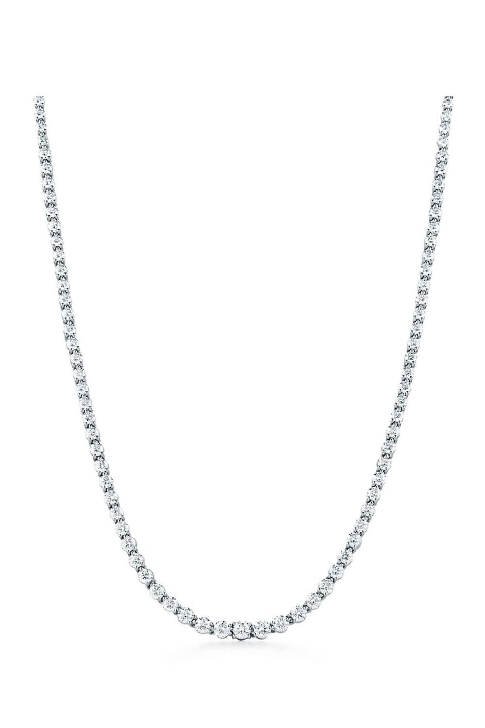 8) Graduated Line Necklace