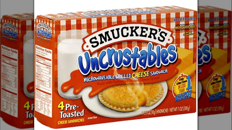 Smucker's microwavable grilled cheese