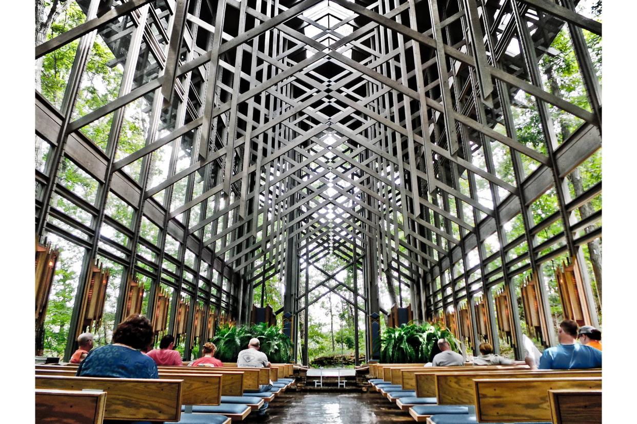 Famous chapel in Eureka Springs, Arkansas