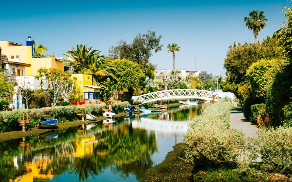 Venice Canal Historic District, Los Angeles. California - Getty